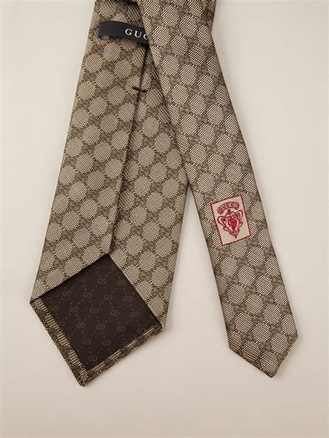 gucci brown tie|gucci tie outlet.